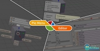 Pie Menu Editor菜单对话框侧板工具条编辑Blender插件V1.18.6版