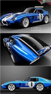 【谢尔比眼镜蛇 】1965款汽车3D模型