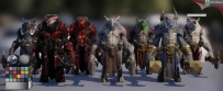一套次时代 Beast Warrior角色3D模型