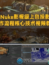Nuke影视级上色投影工作流程核心技术视频教程
